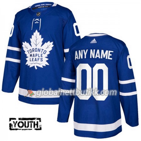 Toronto Maple Leafs Hockeydrakt Custom 2017-2018 Blå Adidas Authentic - Barn